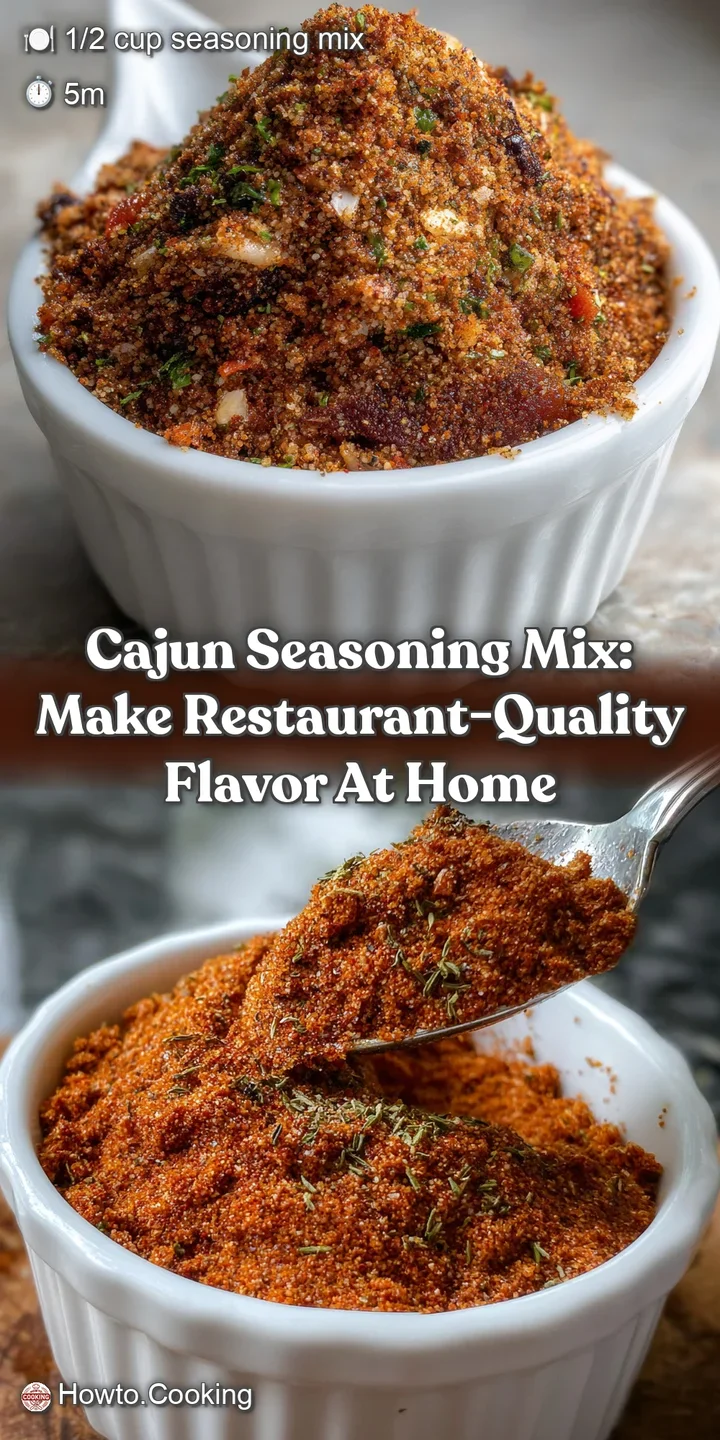 Cajun Seasoning Mix: Make Restaurant-Quality Flavor at Home