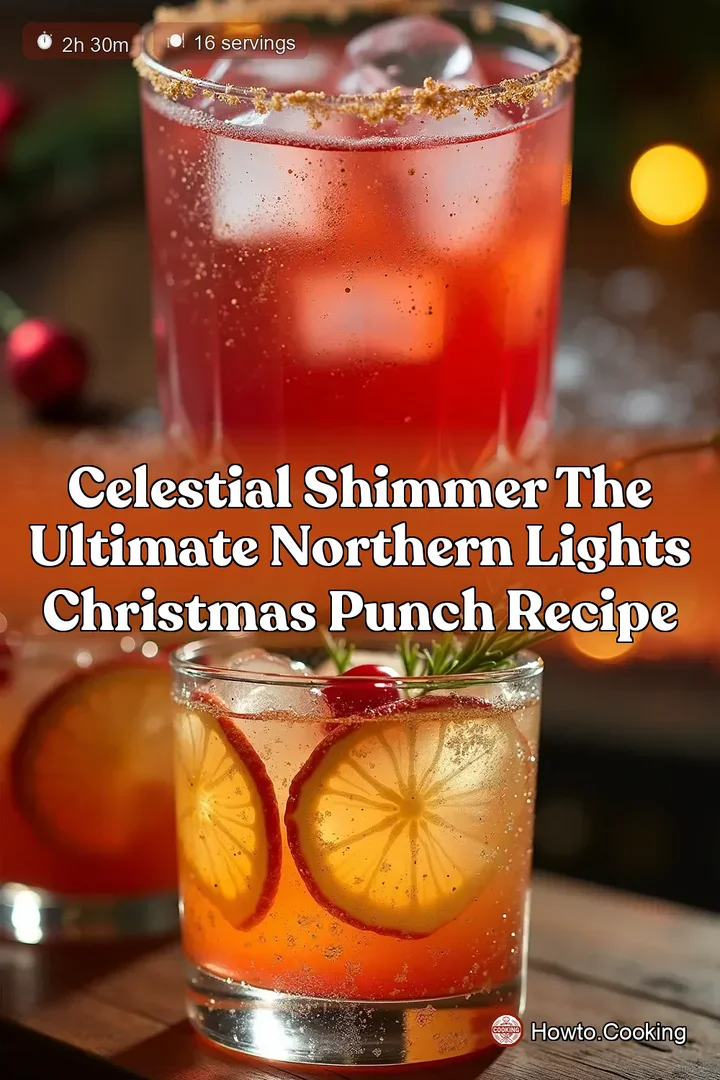 Celestial Shimmer The Ultimate Northern Lights Christmas Punch Recipe