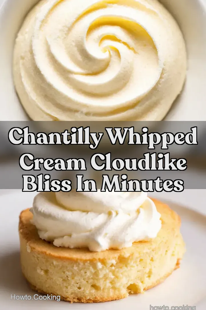 Chantilly Whipped Cream CloudLike Bliss in Minutes : PIN FOR LATER Chantilly Whipped Cream CloudLike Bliss in Minutes