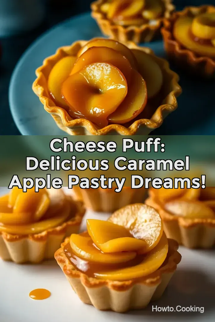 Cheese Puff: Delicious Caramel Apple Pastry Dreams!
