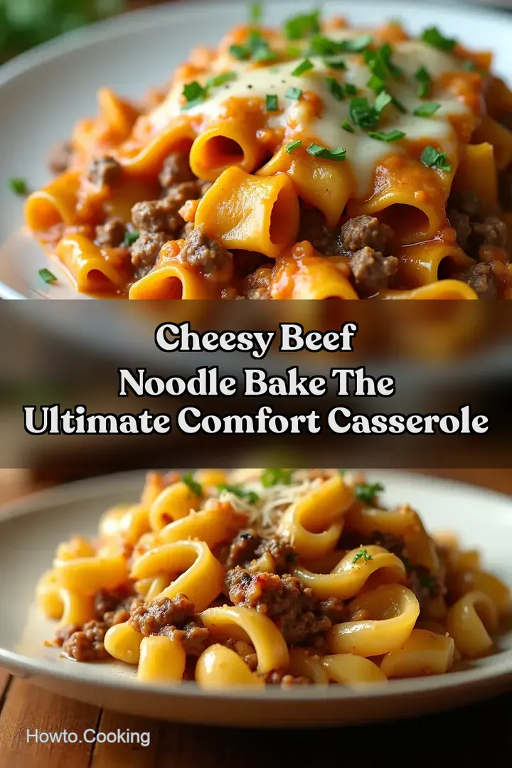 Cheesy Beef Noodle Bake The Ultimate Comfort Casserole