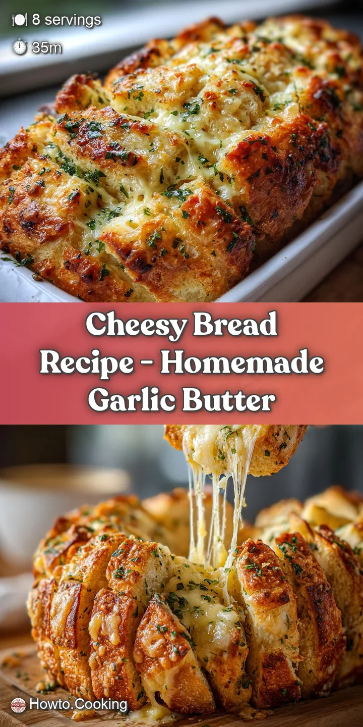 Close-up of a single slice of cheesy bread, oozing with melted cheese. Crispy, golden crust with bubbly, browned pockets.