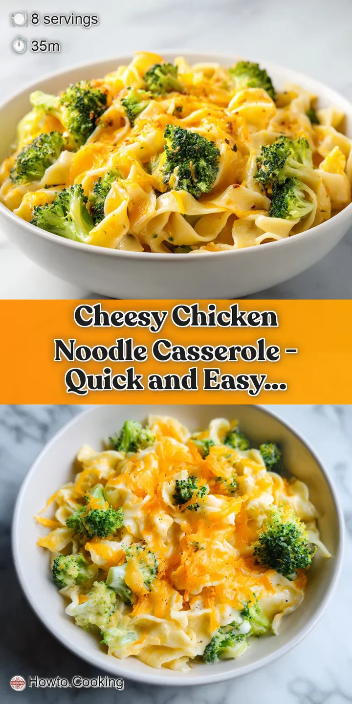 Close-up of melted, gooey cheese stretching over tender noodles and juicy chicken in a rich, creamy white sauce.