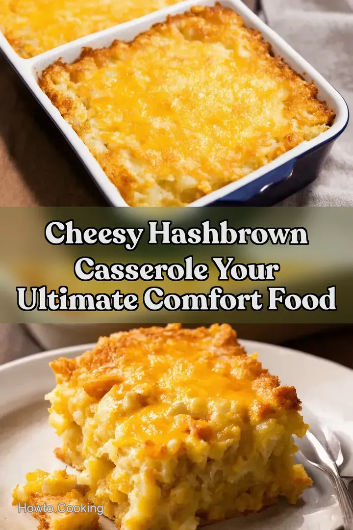Cheesy Hashbrown Casserole Your Ultimate Comfort Food