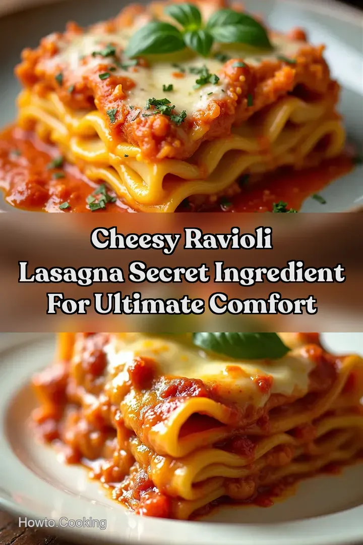 Cheesy Ravioli Lasagna Secret Ingredient for Ultimate Comfort