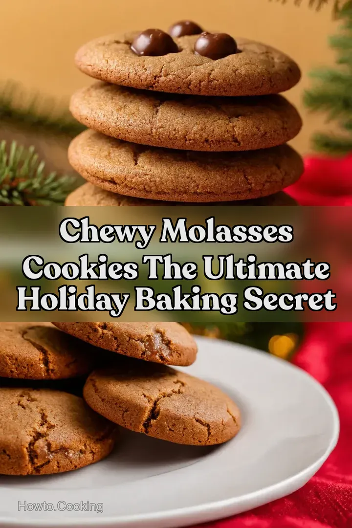 Chewy Molasses Cookies The Ultimate Holiday Baking Secret