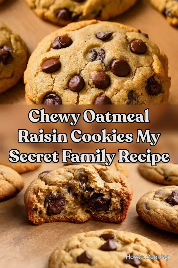 Chewy Oatmeal Raisin Cookies My Secret Family Recipe