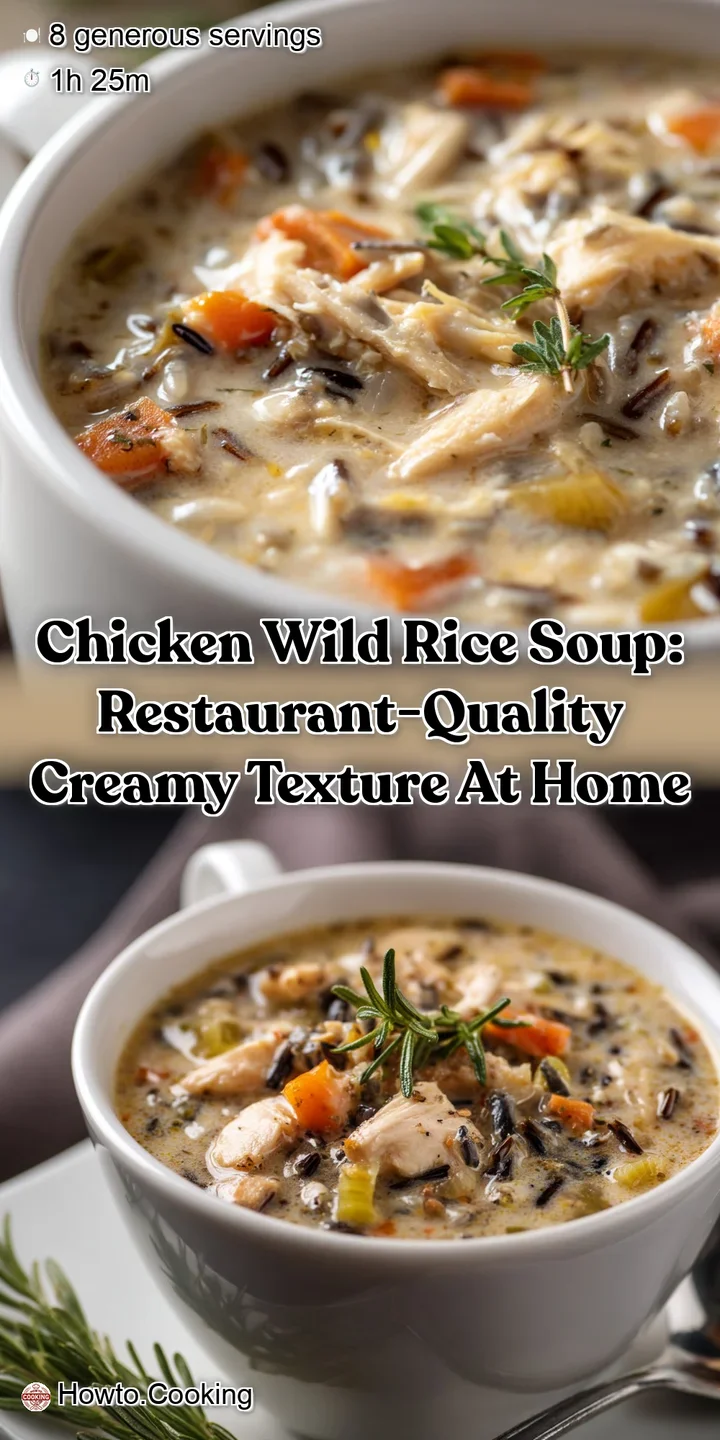 Chicken Wild Rice Soup: Restaurant-Quality Creamy Texture At Home
