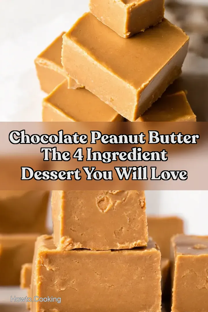 Chocolate Peanut Butter The 4 Ingredient Dessert You Will Love