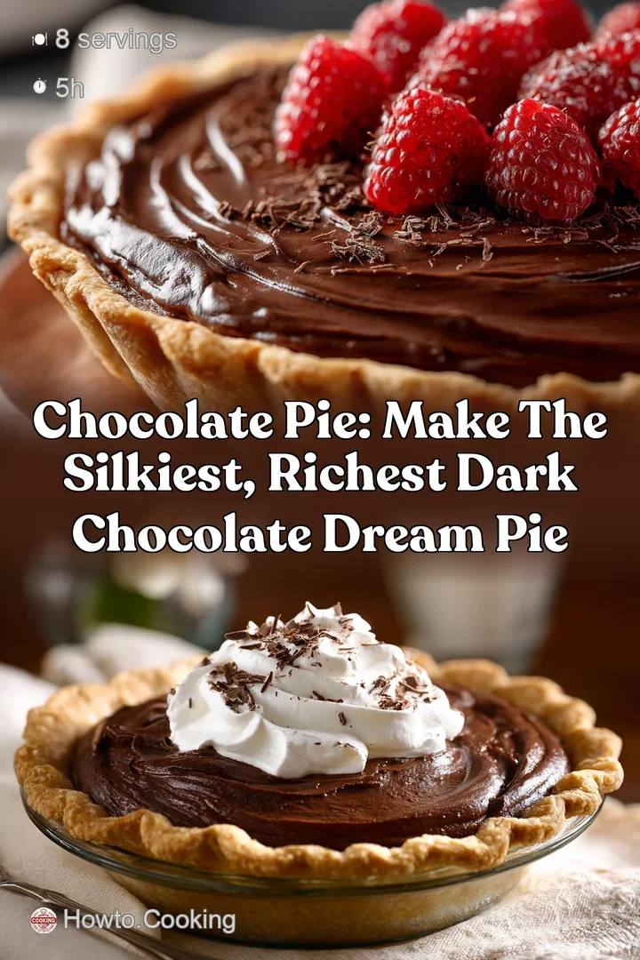 Chocolate Pie: Make the Silkiest Richest Dark Chocolate Dream Pie