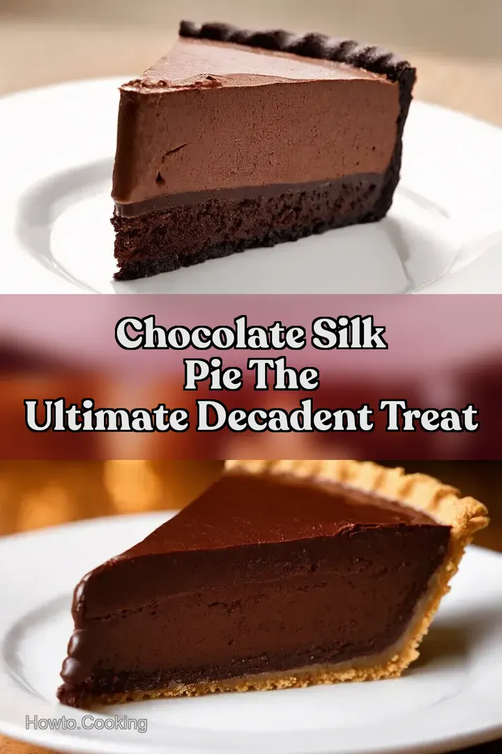 Chocolate Silk Pie The Ultimate Decadent Treat : PIN FOR LATER Chocolate Silk Pie The Ultimate Decadent Treat