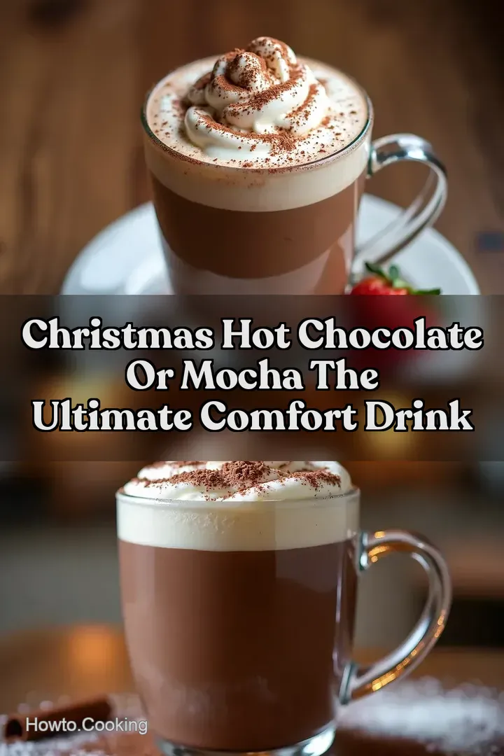 Christmas Hot Chocolate or Mocha The Ultimate Comfort Drink