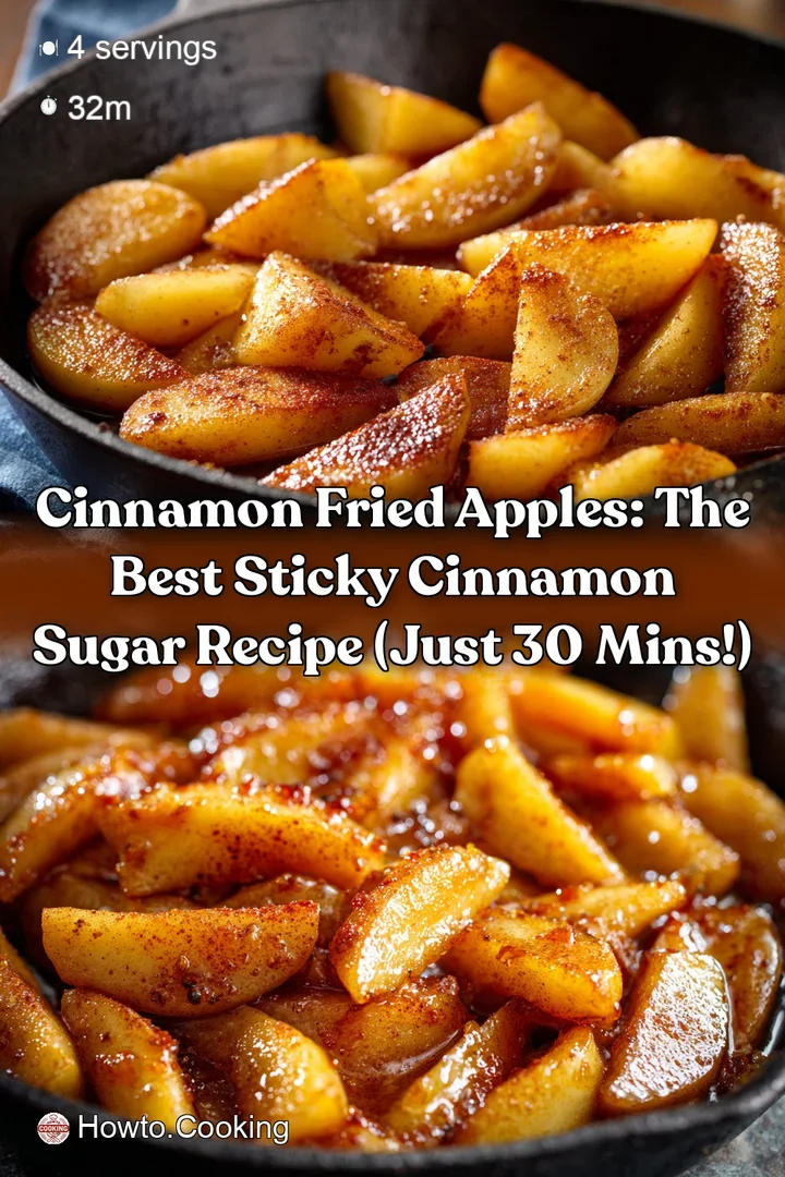 Cinnamon Fried Apples: The Best Sticky Cinnamon Sugar Recipe (Just 30 Mins!)