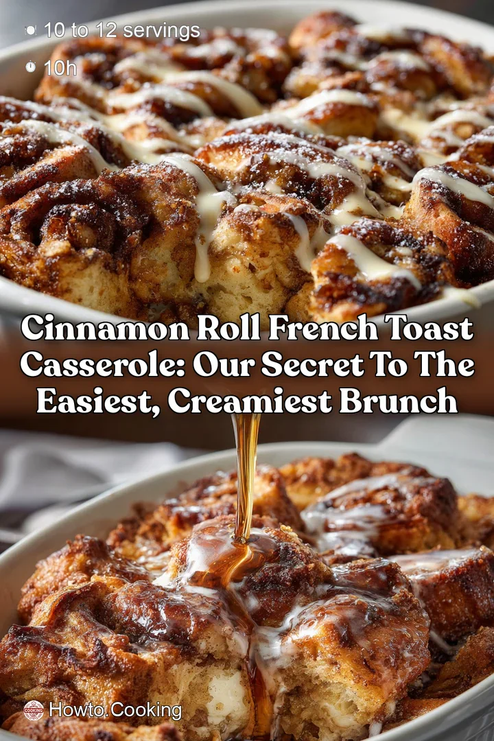 Cinnamon Roll French Toast Casserole: Our Secret to the Easiest Creamiest Brunch