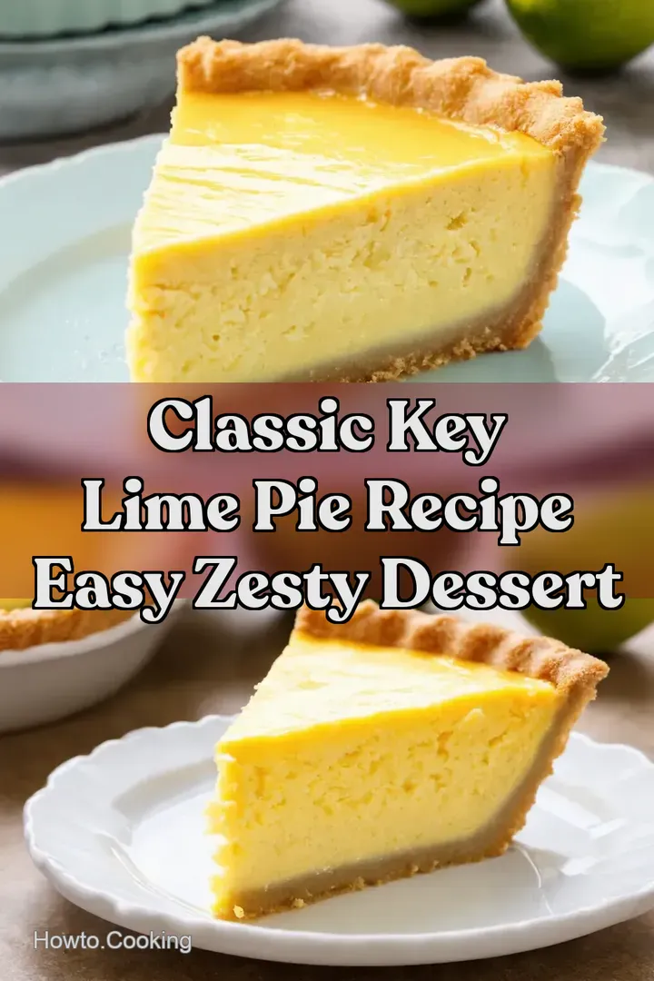 Classic Key Lime Pie Recipe Easy Zesty Dessert
