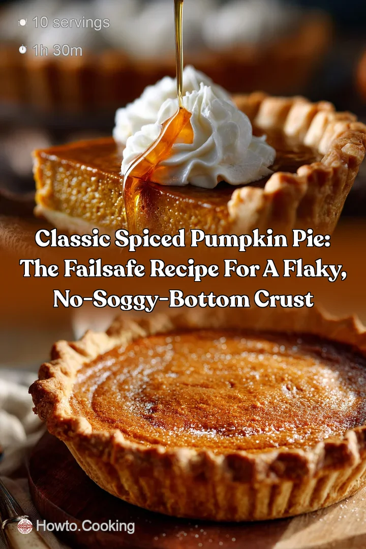 Classic Spiced Pumpkin Pie: The Failsafe Recipe for a Flaky No-Soggy-Bottom Crust