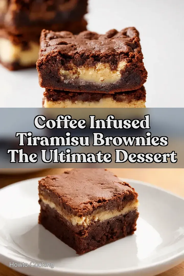 Coffee Infused Tiramisu Brownies The Ultimate Dessert