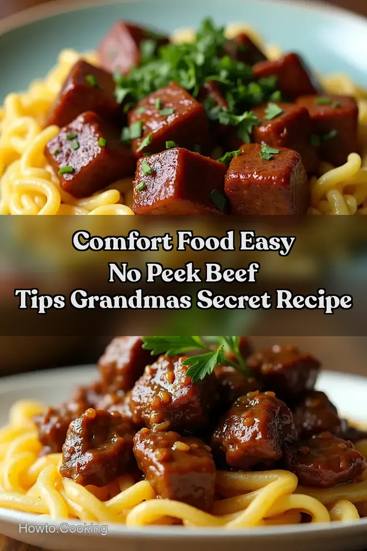 Comfort Food Easy No Peek Beef Tips Grandmas Secret Recipe