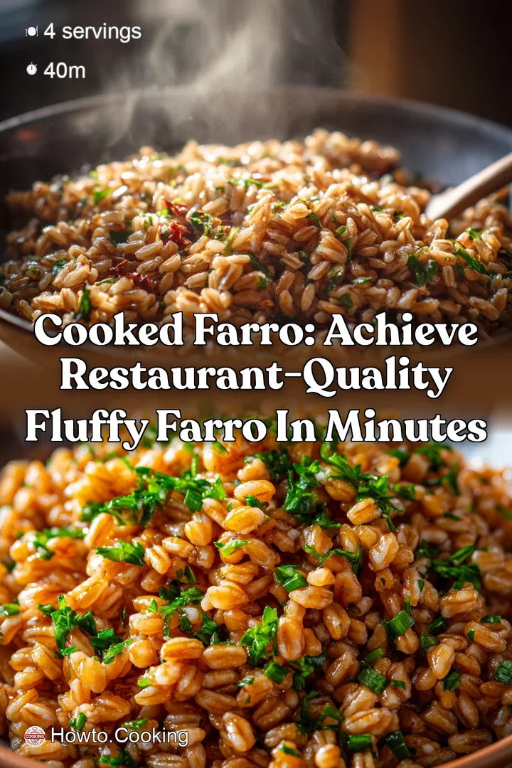 Cooked Farro: Achieve Restaurant-Quality Fluffy Farro in Minutes