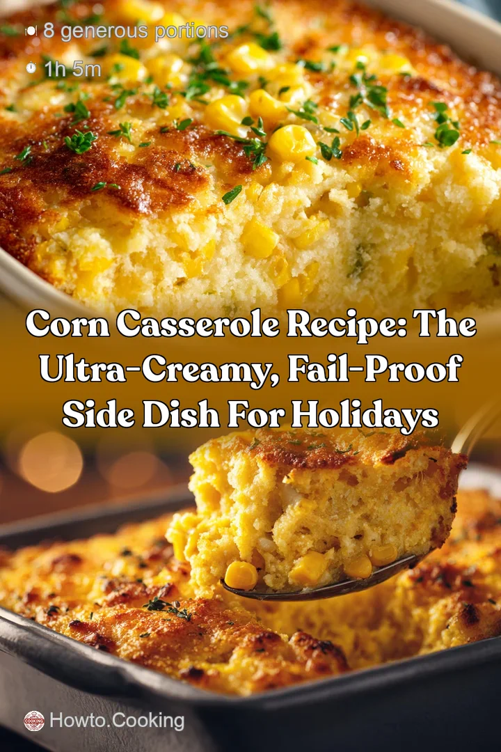 Corn Casserole Recipe: The Ultra-Creamy Fail-Proof Side Dish for Holidays