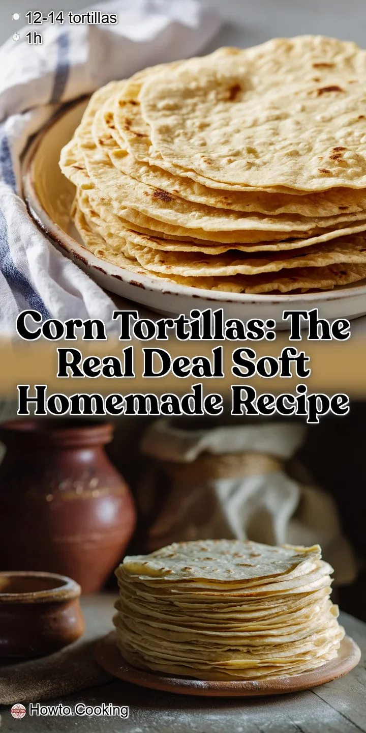 Corn Tortillas: The Real Deal Soft Homemade Recipe