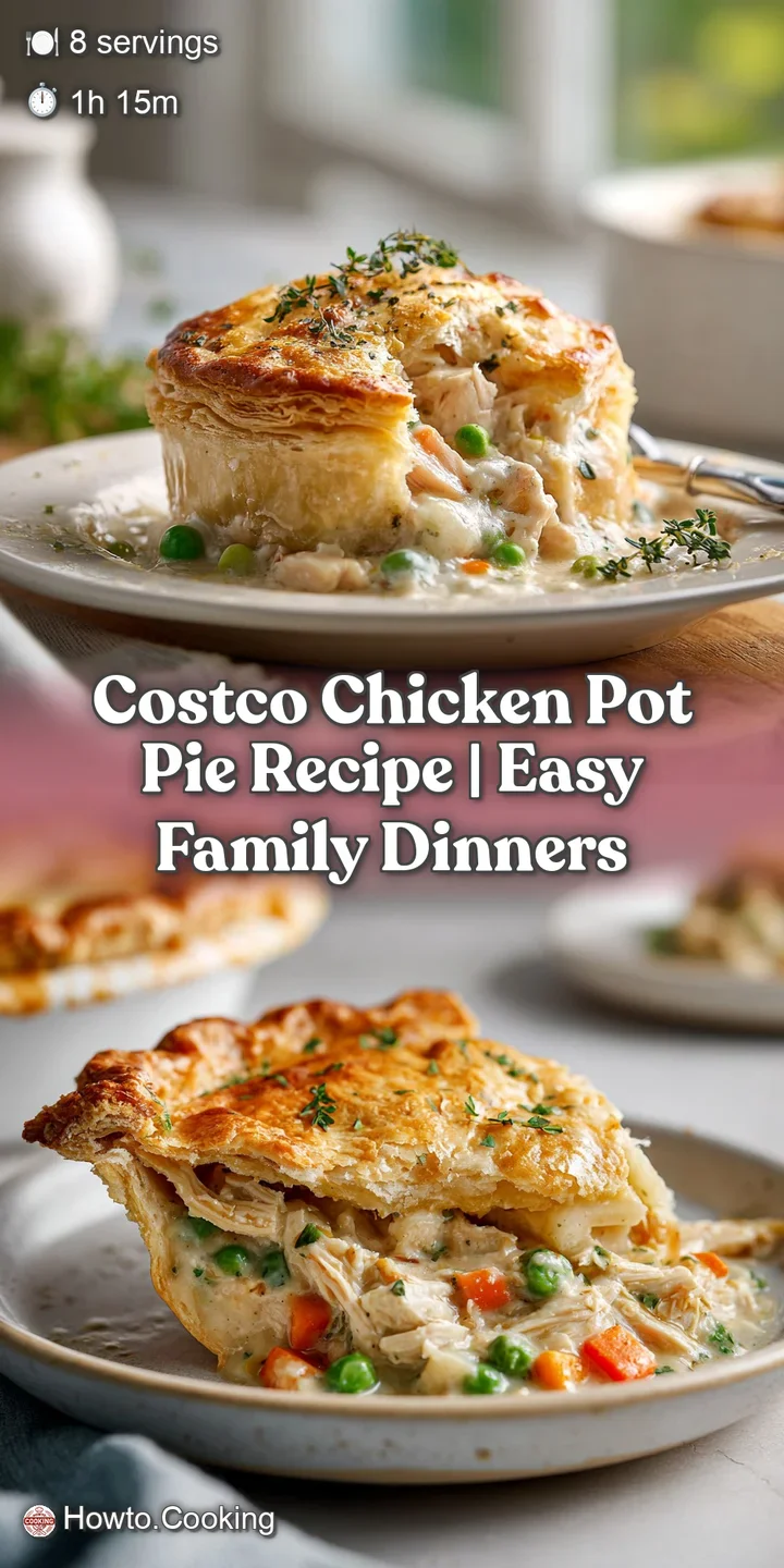 Close-up of a chicken pot pie revealing the creamy filling and crisp, browned crust. A tantalizing glimpse of a classic co...