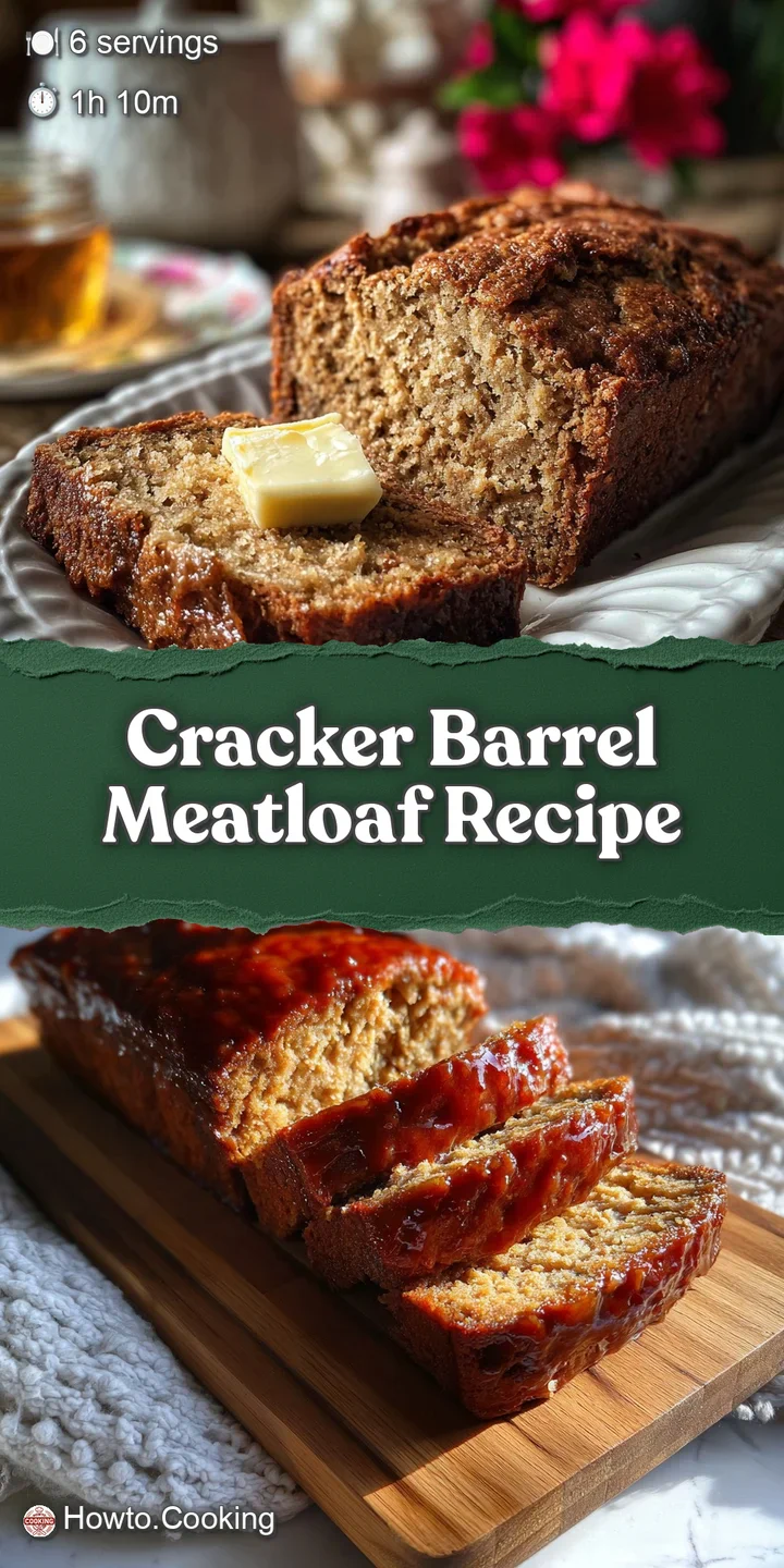 Close-up of tender, juicy meatloaf revealing the coarsely ground texture and depth of color in the crust.
