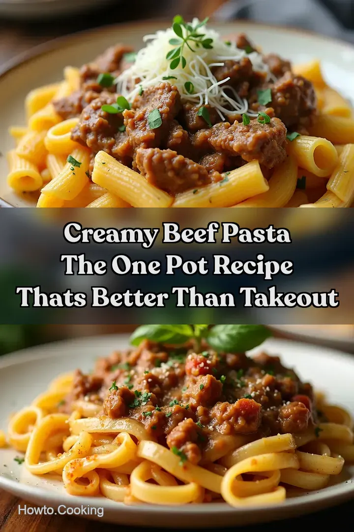 Creamy Beef Pasta The One Pot Recipe Thats Better Than Takeout