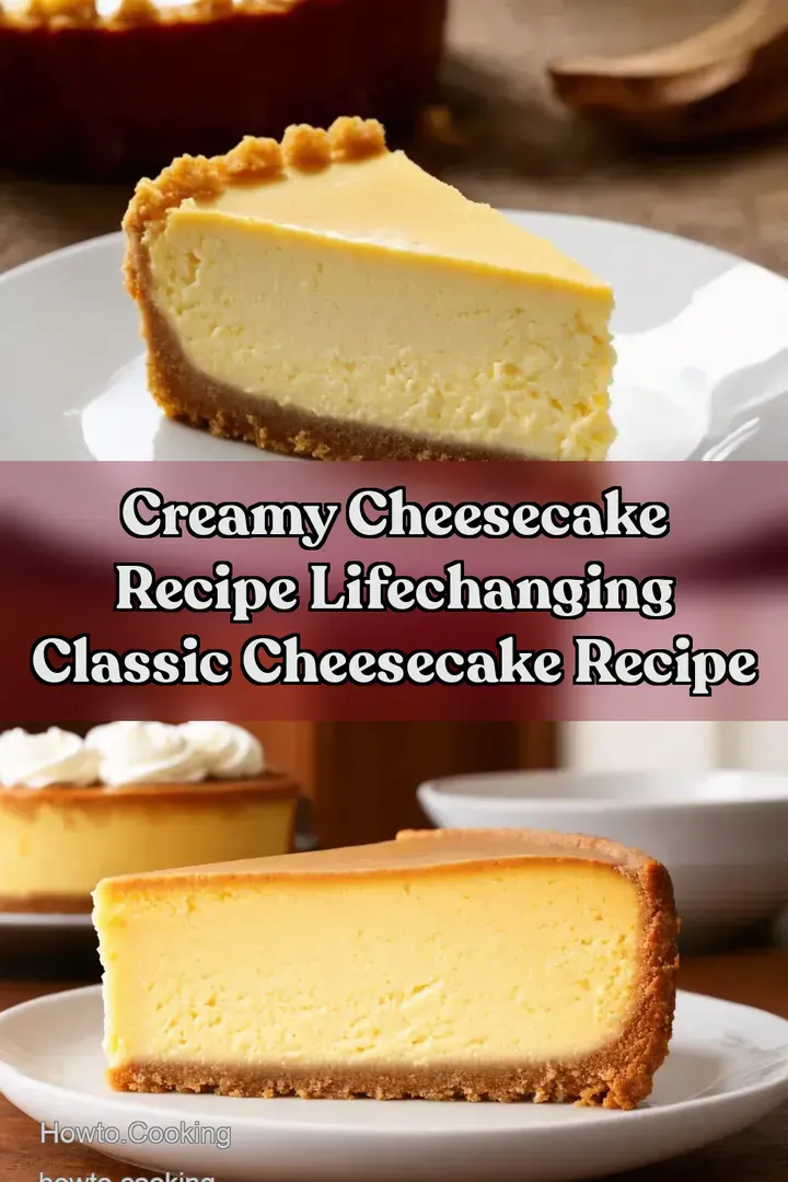 Creamy Cheesecake Recipe LifeChanging Classic Cheesecake Recipe