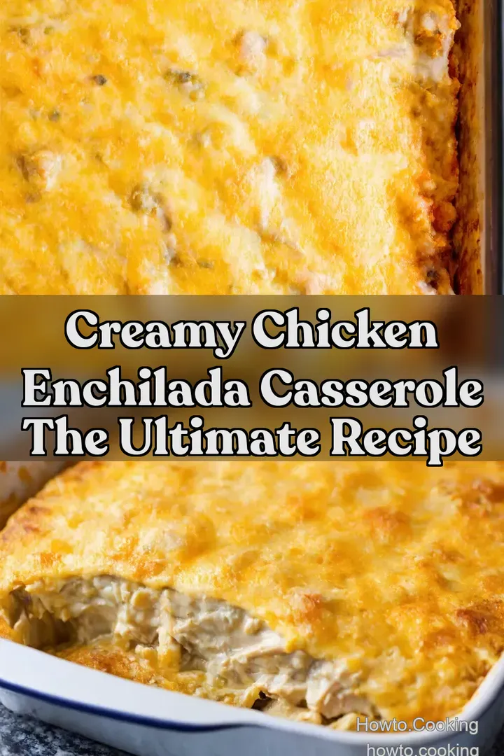 Creamy Chicken Enchilada Casserole The Ultimate Recipe