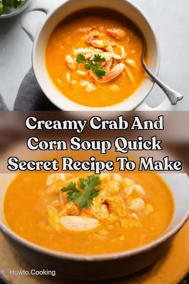 Creamy Crab And Corn Soup Quick Secret Recipe To Make