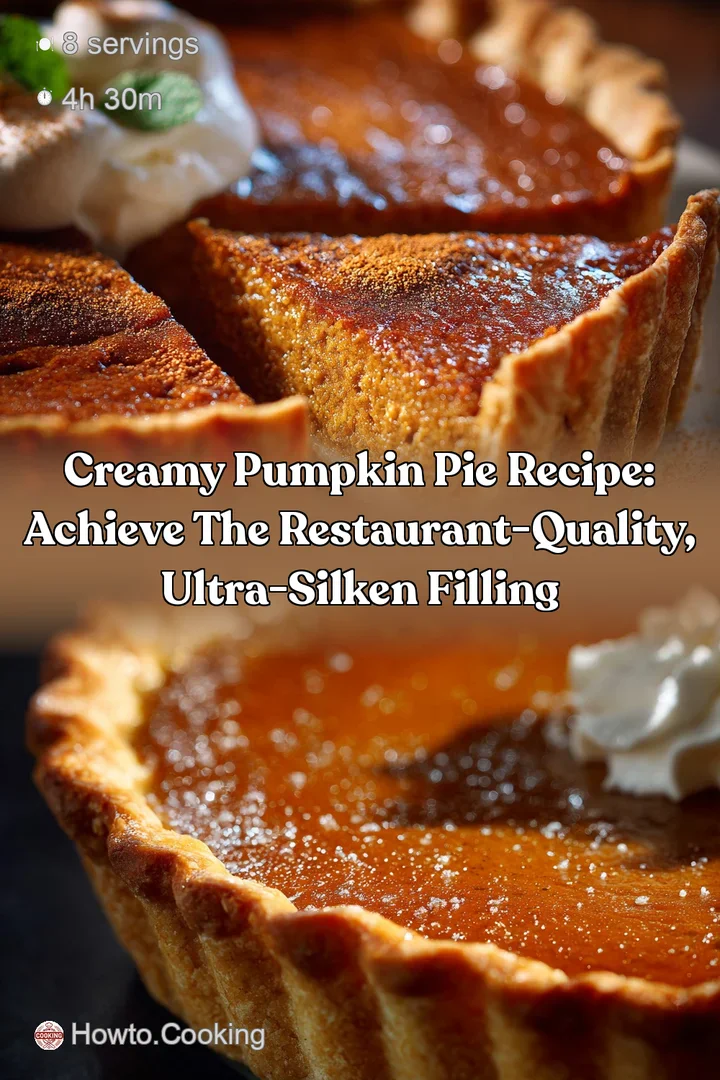 Creamy Pumpkin Pie Recipe: Achieve the Restaurant-Quality Ultra-Silken Filling