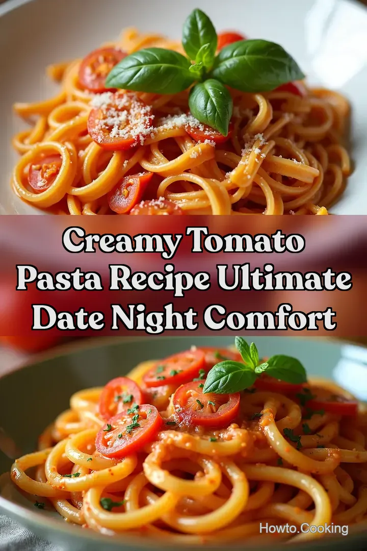 Creamy Tomato Pasta Recipe Ultimate Date Night Comfort