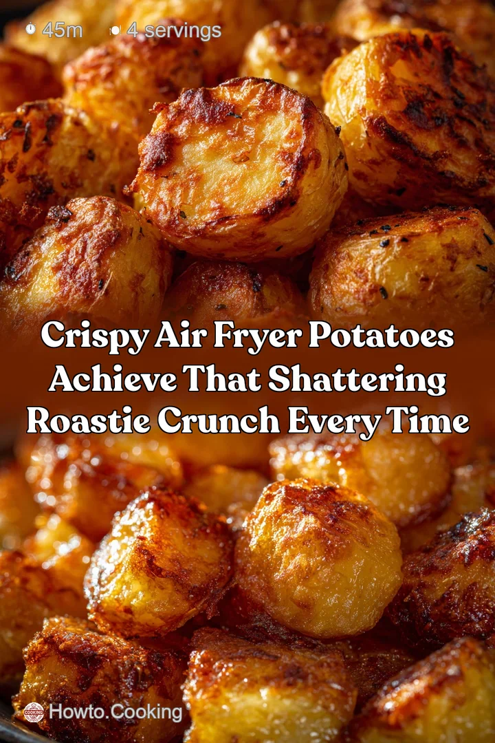 Crispy Air Fryer Potatoes Achieve That Shattering Roastie Crunch Every Time