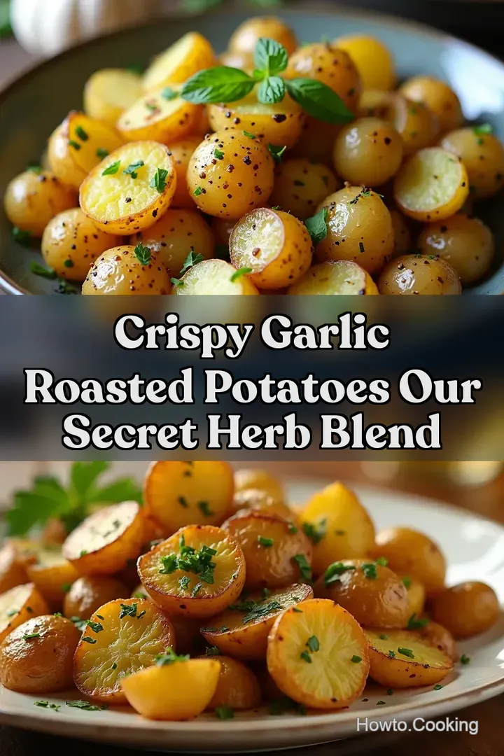 Crispy Garlic Roasted Potatoes Our Secret Herb Blend