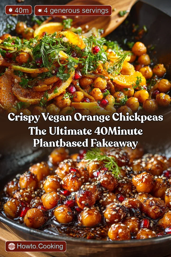 Crispy Vegan Orange Chickpeas The Ultimate 40Minute PlantBased Fakeaway