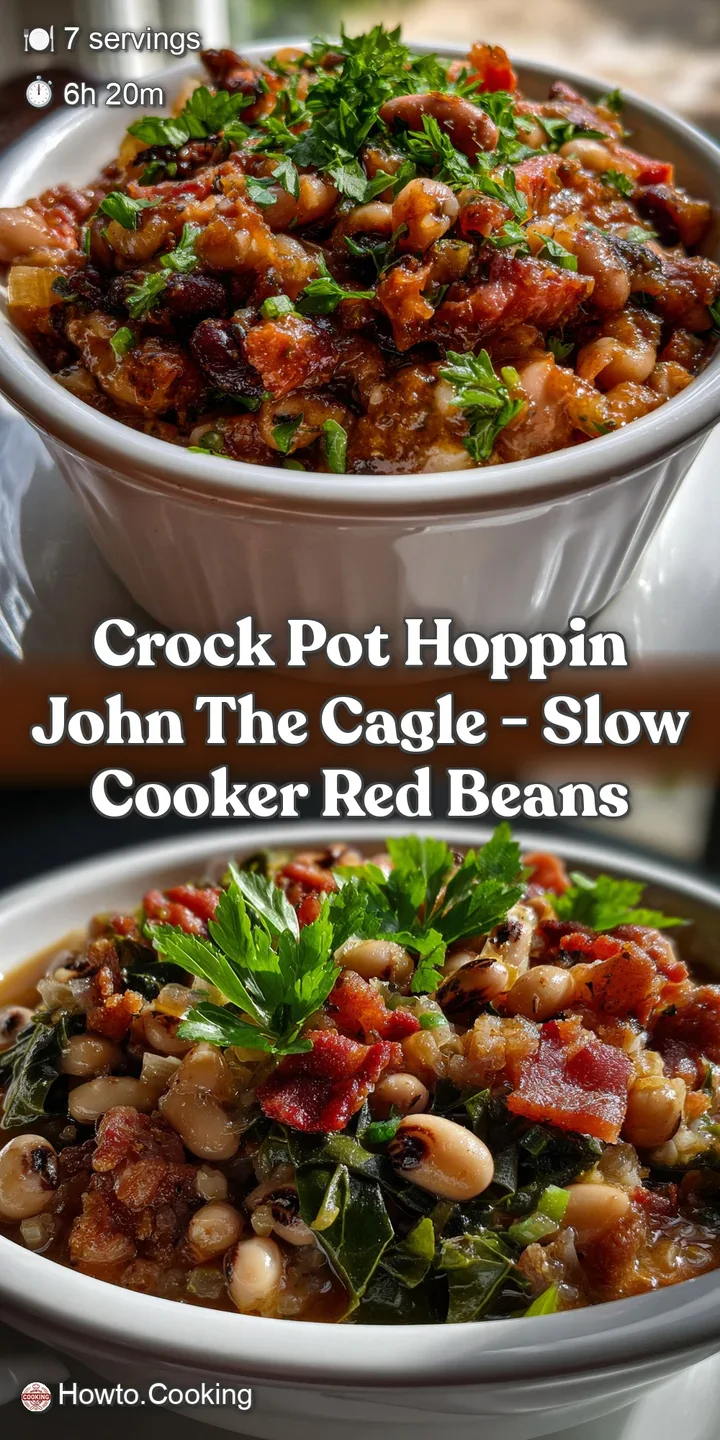 Close-up view of the simmering Hoppin' John, showcasing tender black-eyed peas, fluffy rice, and savory ham, emitting steam.