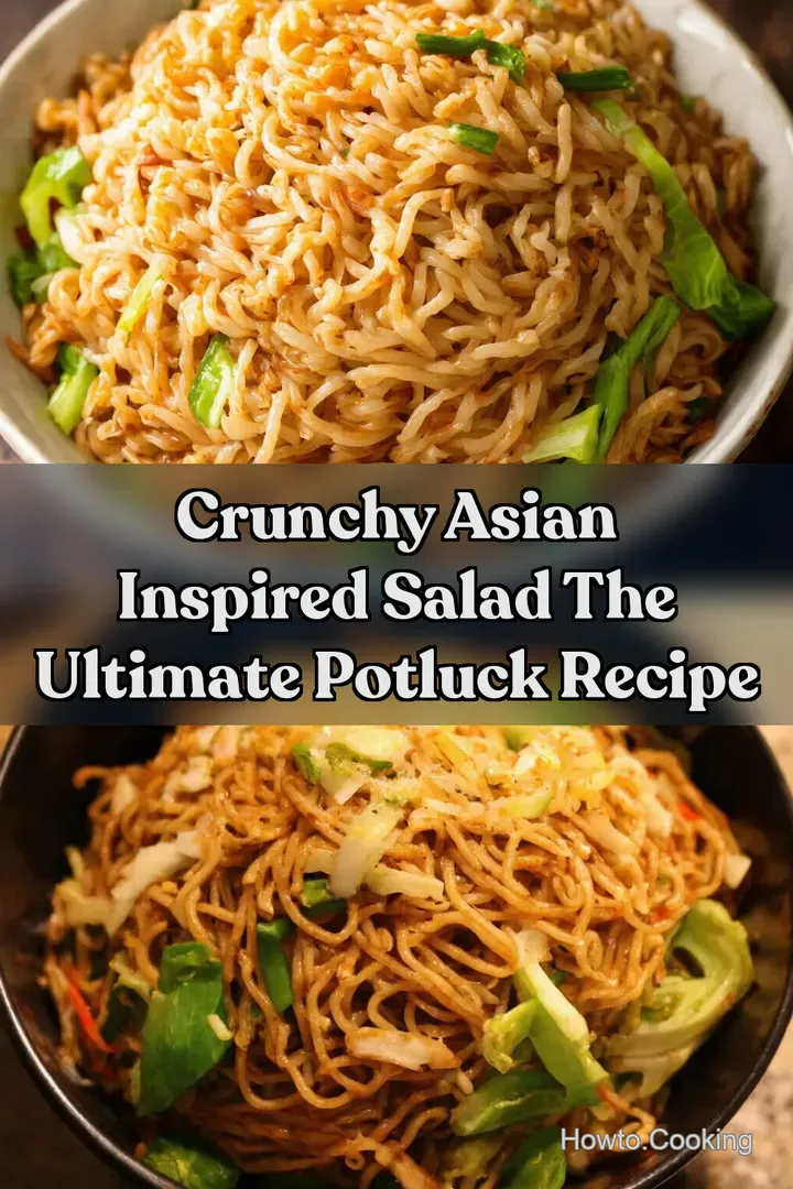 Crunchy Asian Inspired Salad The Ultimate Potluck Recipe