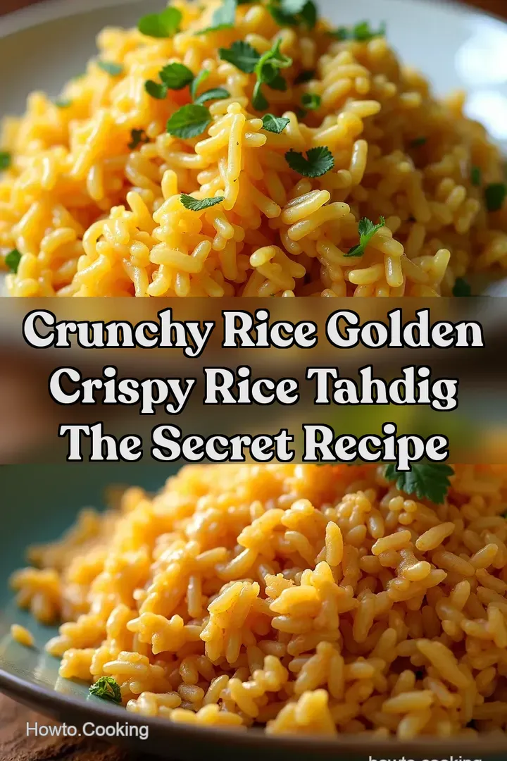 Crunchy Rice Golden Crispy Rice TAHDIG The Secret Recipe
