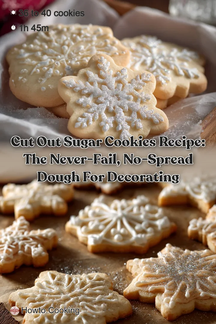 Cut Out Sugar Cookies Recipe: The Never-Fail No-Spread Dough for Decorating