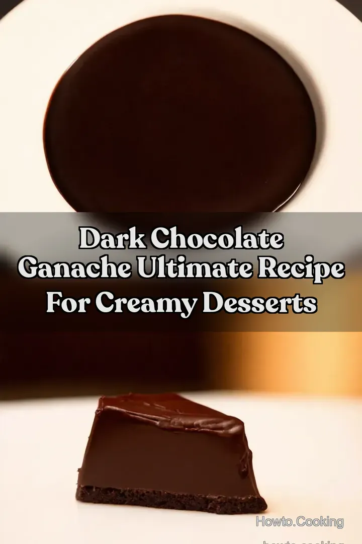 Dark Chocolate Ganache Ultimate Recipe for Creamy Desserts
