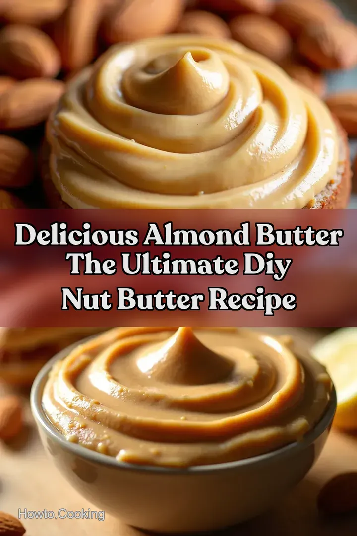 Delicious Almond Butter The Ultimate DIY Nut Butter Recipe