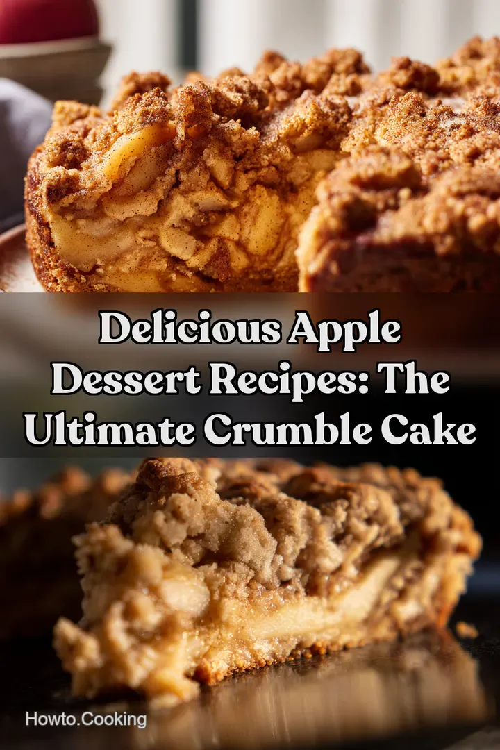 Delicious Apple Dessert Recipes: The Ultimate Crumble Cake