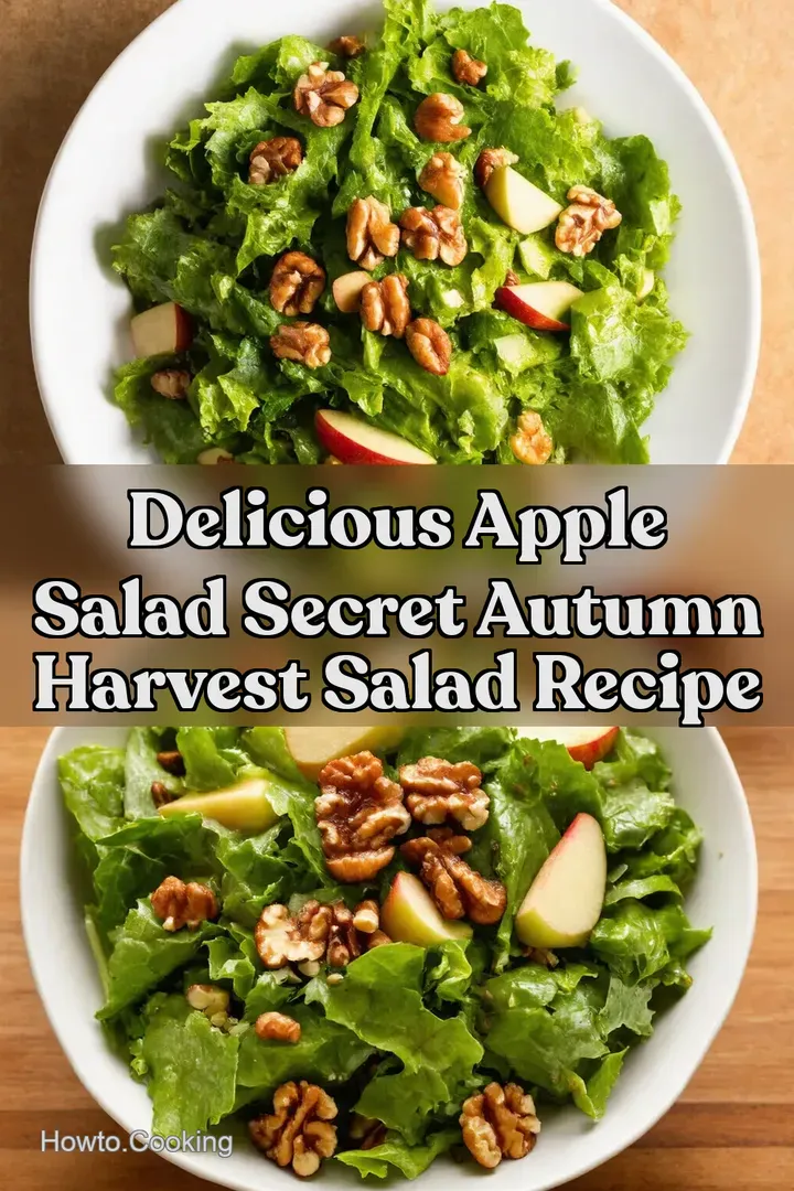 Delicious Apple Salad Secret Autumn Harvest Salad Recipe