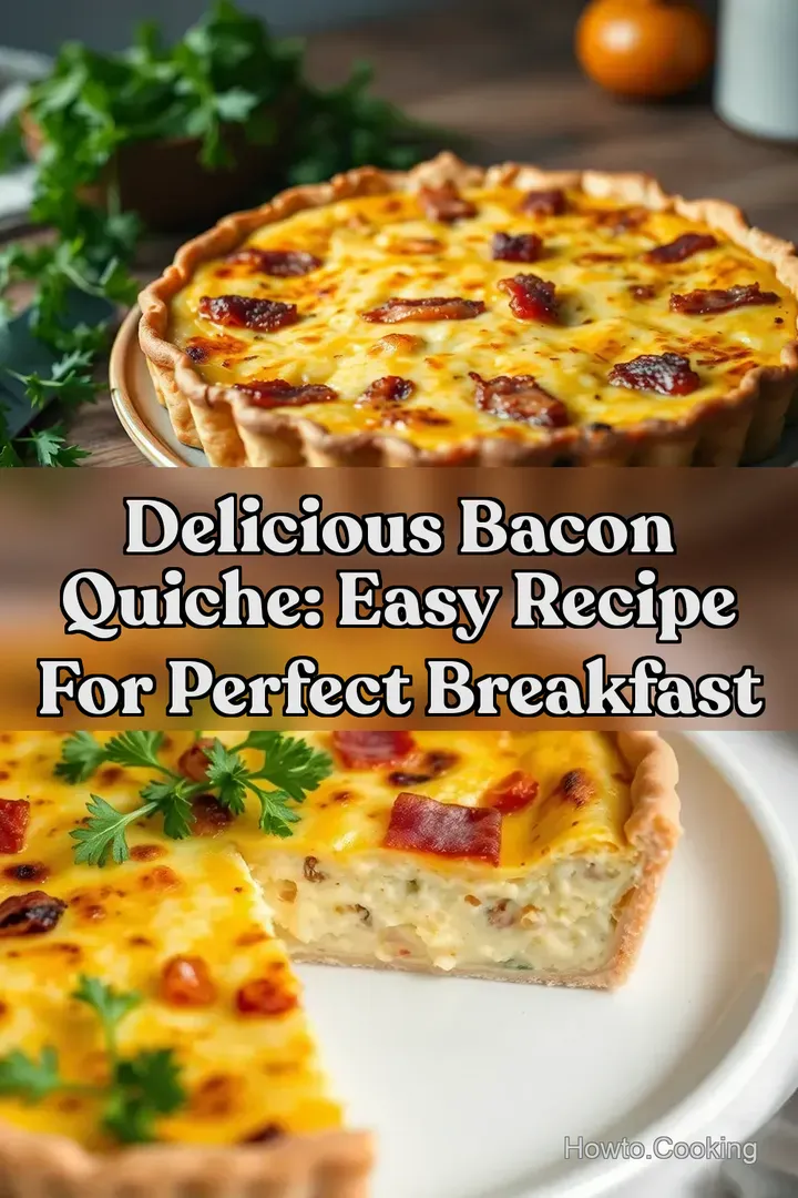 Delicious Bacon Quiche: Easy Recipe for Perfect Breakfast