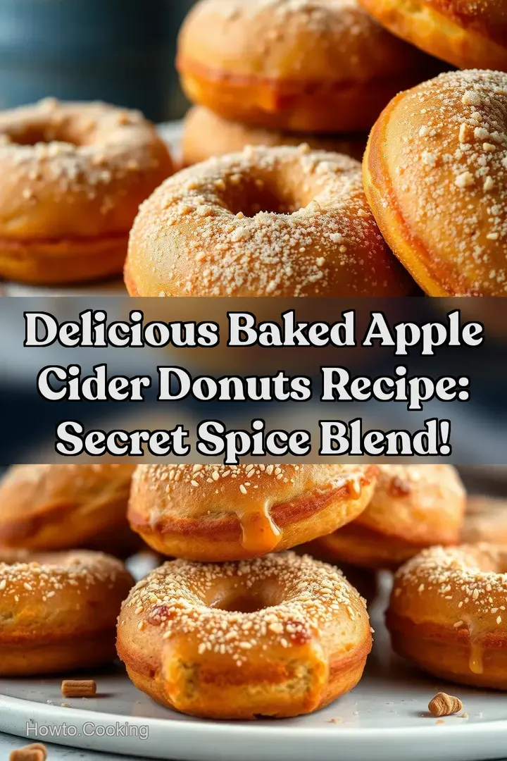 Delicious Baked Apple Cider Donuts Recipe: Secret Spice Blend! : PIN FOR LATER Delicious Baked Apple Cider Donuts Recipe: Secret Spice Blend!