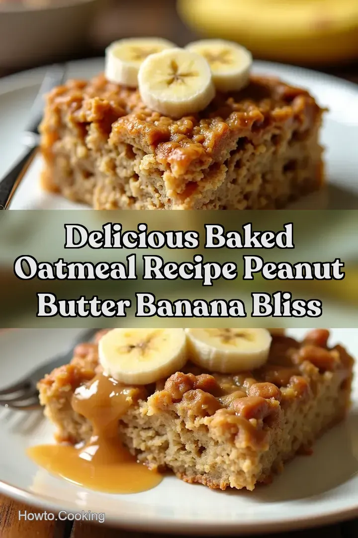 Delicious Baked Oatmeal Recipe Peanut Butter Banana Bliss
