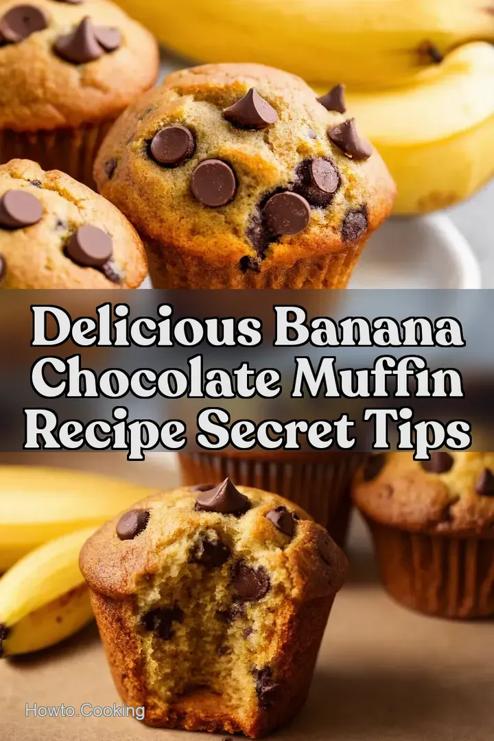 Delicious Banana Chocolate Muffin Recipe Secret Tips : PIN FOR LATER Delicious Banana Chocolate Muffin Recipe Secret Tips