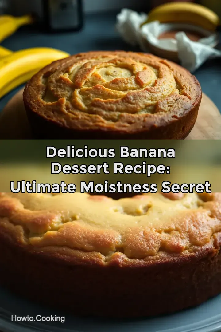 Delicious Banana Dessert Recipe: Ultimate Moistness Secret