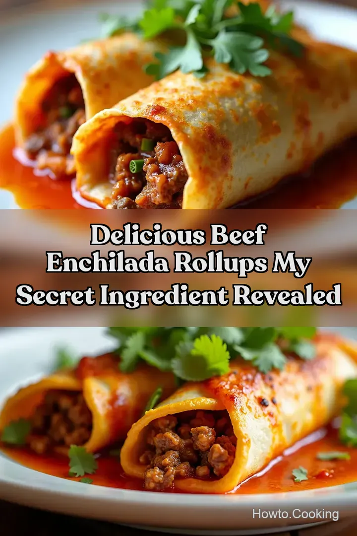 Delicious Beef Enchilada RollUps My Secret Ingredient Revealed